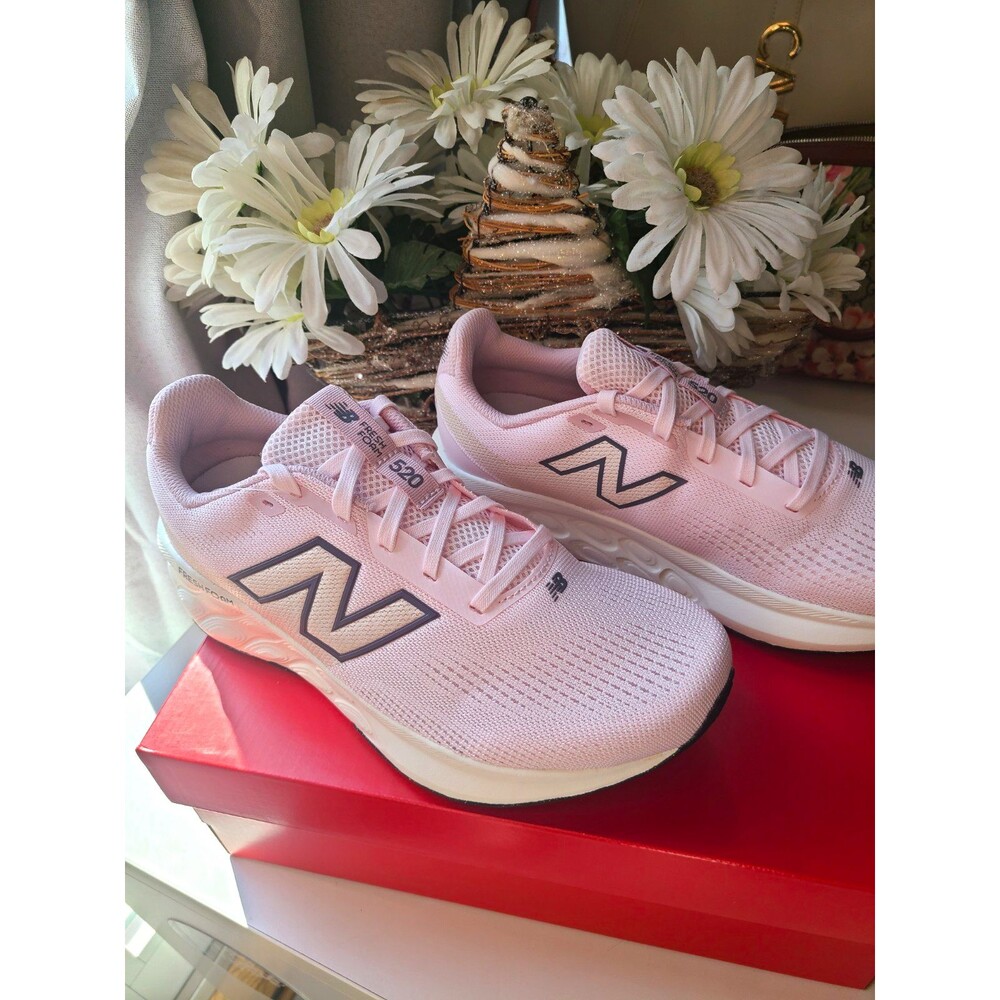 New Balance Fresh Foam 520 v9 Women's Running Shoes Pink Mesh Breathable Wide D